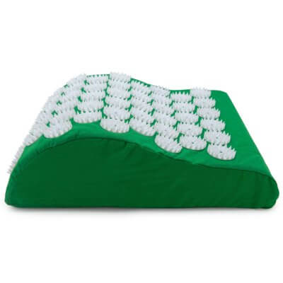 Массажная акупунктурная подушка (анатомическая) EcoRelax, зеленый-3