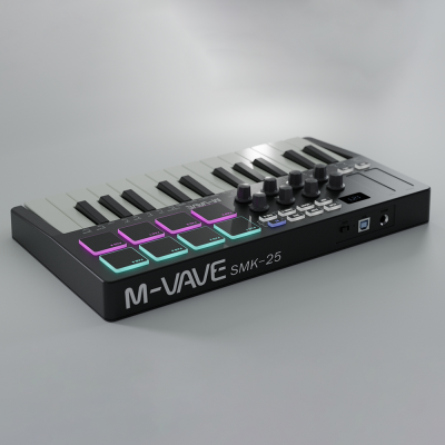 MIDI-клавиатура M-VAVE SMK-25 (25 клавиш) черная-5