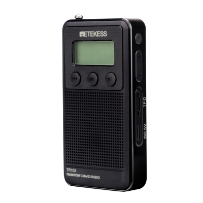 Портативный радиоприемник с mp3 плеером Retekess TR103-9