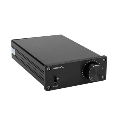 Аудио усилитель мощности AIYIMA A07 2.0 Mini 300 Вт х2 с блоком питания 32 В-4