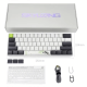 Игровая клавиатура Skyloong GK61 Panda, brown switch, русская раскладка