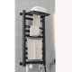 Полотенцесушитель электрический Loder 49*96 см с вешалкой (правое подключение) черный
