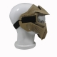 Игровая тактическая маска К2 с козырьком хаки
